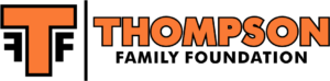 Thompson Family Foundation Logo, orange with black