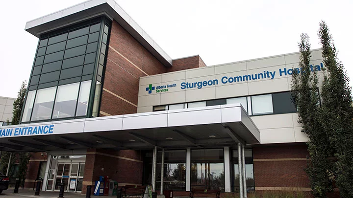 sturgeon community hospital exterior front entrance